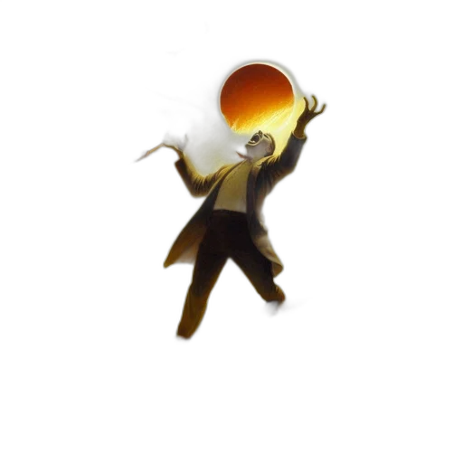 staff, umbrella, mask, creature transparent PNG cut-out