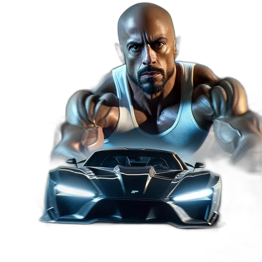 car, weapon, concept art, 3d render transparent PNG cut-out