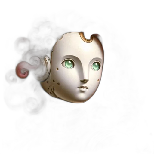 mask, face, robot, jewelry transparent PNG cut-out