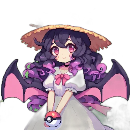 dragon, creature, staff, dress transparent PNG cut-out