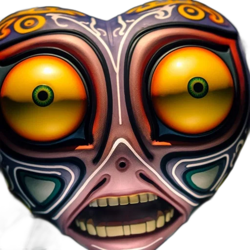 mask, face, robot, creature transparent PNG cut-out
