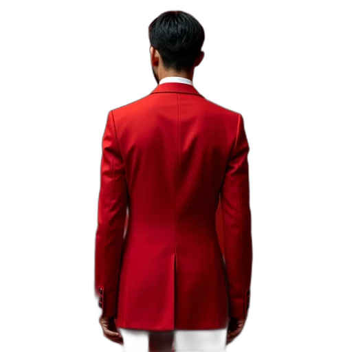 jacket, dress, staff, robot transparent PNG cut-out