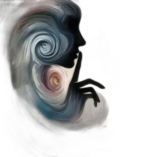 face, mask, hair, creature transparent PNG cut-out
