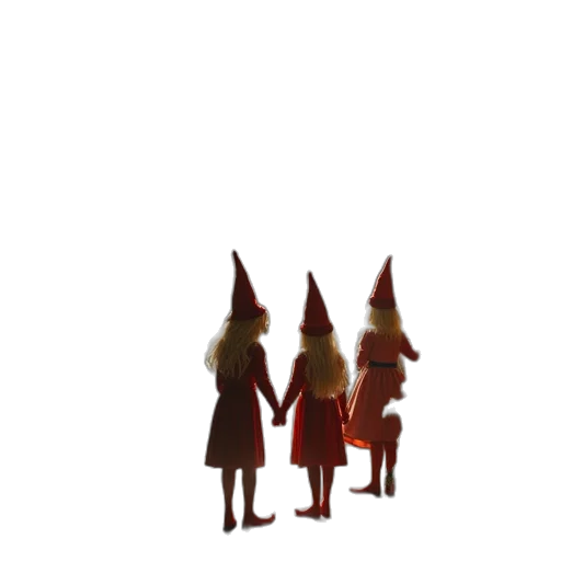 hat, staff, dress, mask transparent PNG cut-out