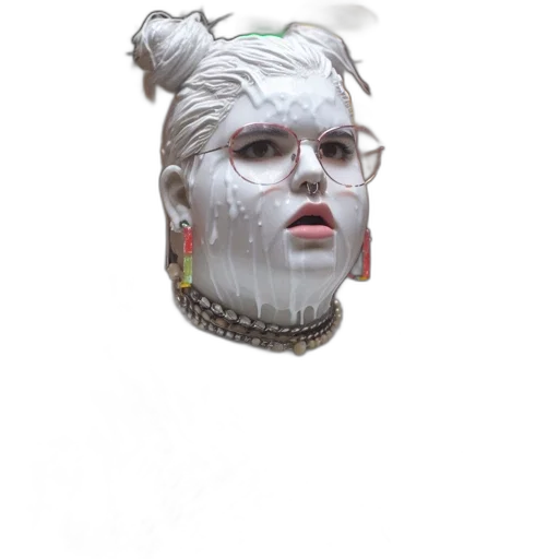mask, face, crown, jewelry transparent PNG cut-out