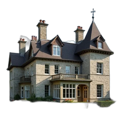 building, 3d render, photorealistic, large transparent PNG cut-out