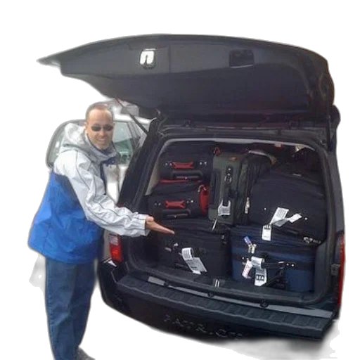 car, staff, jacket, weapon transparent PNG cut-out