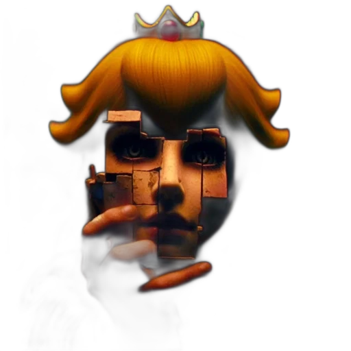 crown, mask, face, staff transparent PNG cut-out