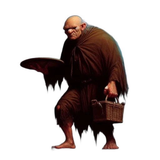 creature, staff, jacket, animal transparent PNG cut-out