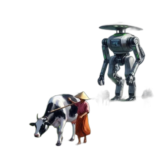 robot, animal, creature, concept art transparent PNG cut-out