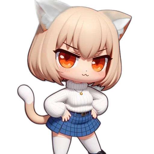 staff, creature, animal, pixel art transparent PNG cut-out