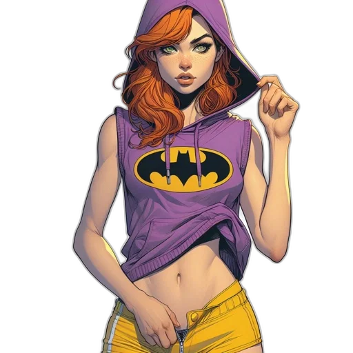 comic book art, concept art, cartoon, fantasy art transparent PNG cut-out