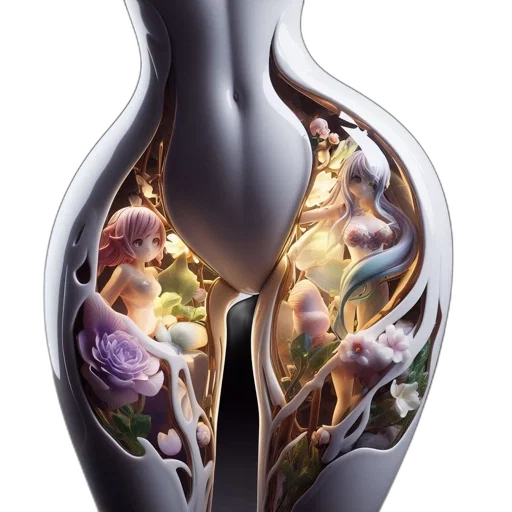 flower, jewelry, bottle, crown transparent PNG cut-out