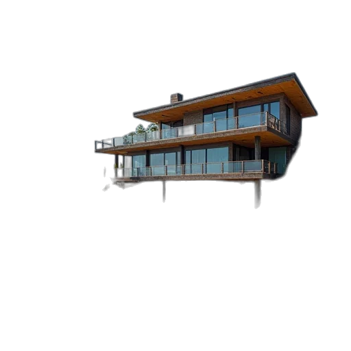building, furniture, crown, 3d render transparent PNG cut-out