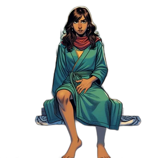 dress, comic book art, concept art, fantasy art transparent PNG cut-out