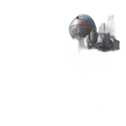 robot, weapon, building, mask transparent PNG cut-out