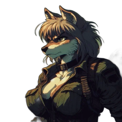 jacket, staff, mask, animal transparent PNG cut-out
