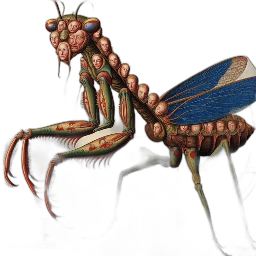 creature, animal, dragon, robot transparent PNG cut-out