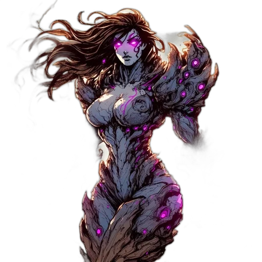 dress, creature, comic book art, concept art transparent PNG cut-out