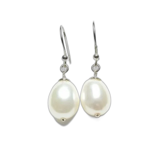 jewelry, pair, white, pearl transparent PNG cut-out