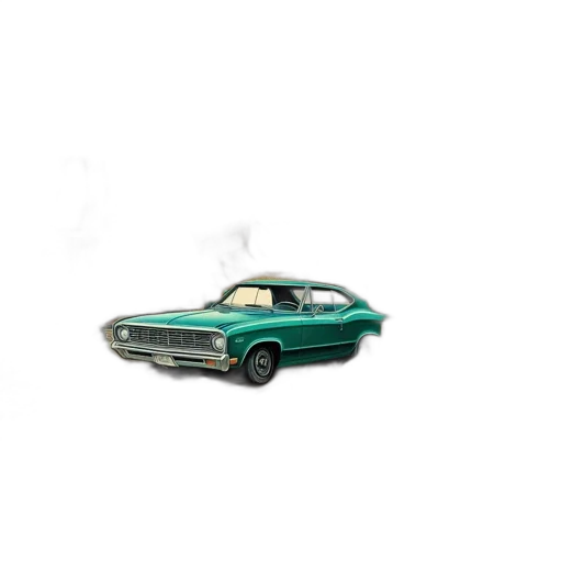 car, jacket, weapon, 3d render transparent PNG cut-out