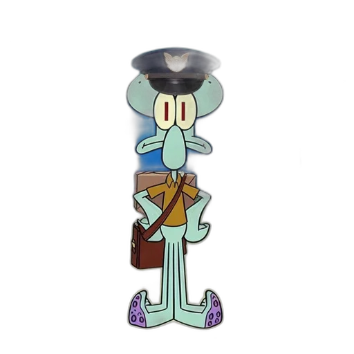 staff, hat, robot, weapon transparent PNG cut-out