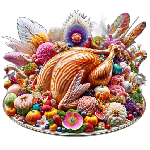food, jewelry, animal, vibrant transparent PNG cut-out