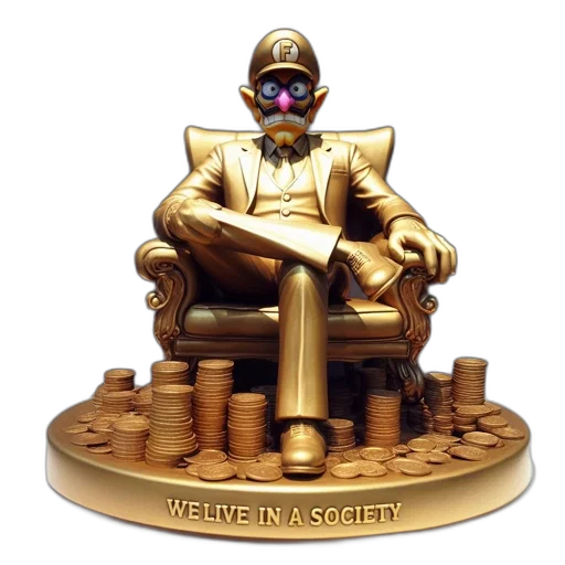 crown, jewelry, robot, 3d render transparent PNG cut-out