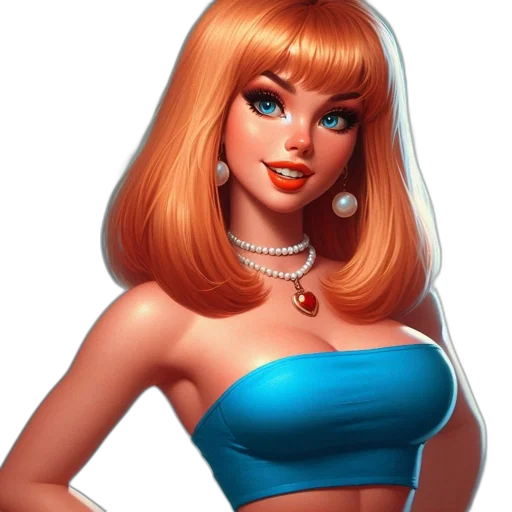 dress, jewelry, fantasy art, cartoon transparent PNG cut-out