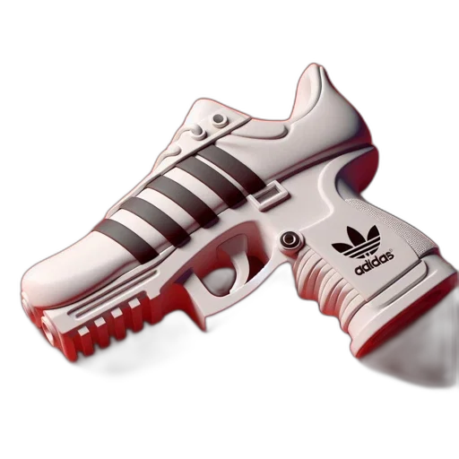 shoes, 3d render, photorealistic, concept art transparent PNG cut-out