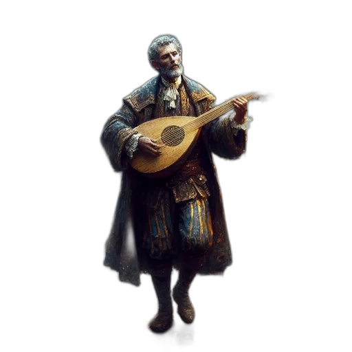 jacket, staff, concept art, fantasy art transparent PNG cut-out