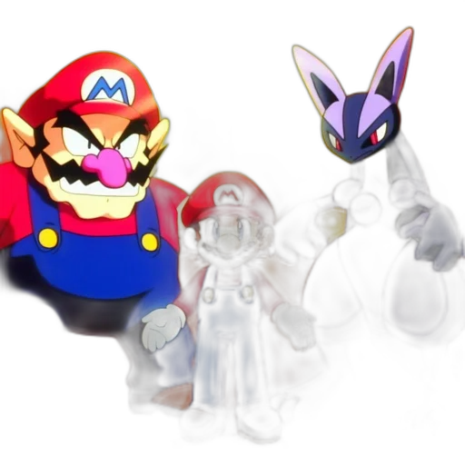 mask, 3d render, concept art, three transparent PNG cut-out