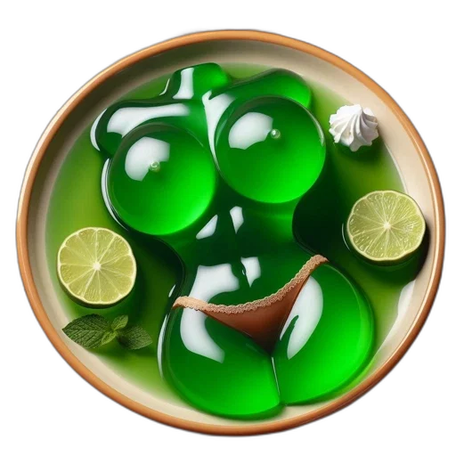 food, mask, face, 3d render transparent PNG cut-out