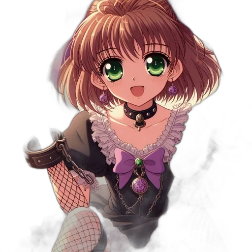 staff, flower, dress, weapon transparent PNG cut-out