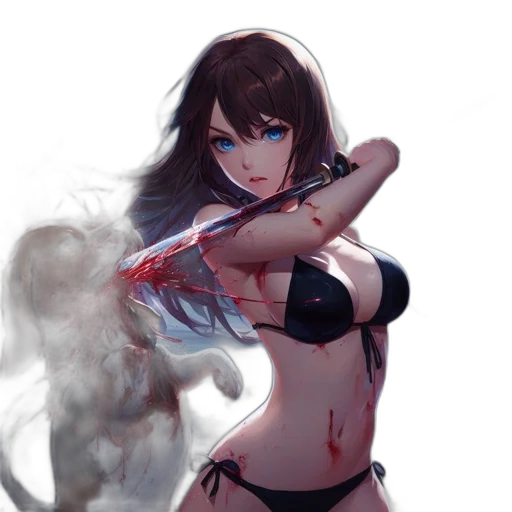 weapon, staff, sword, fantasy art transparent PNG cut-out