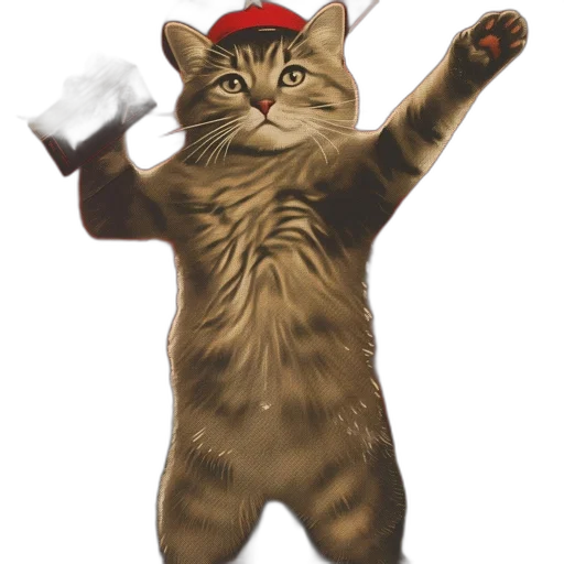 staff, hat, animal, concept art transparent PNG cut-out