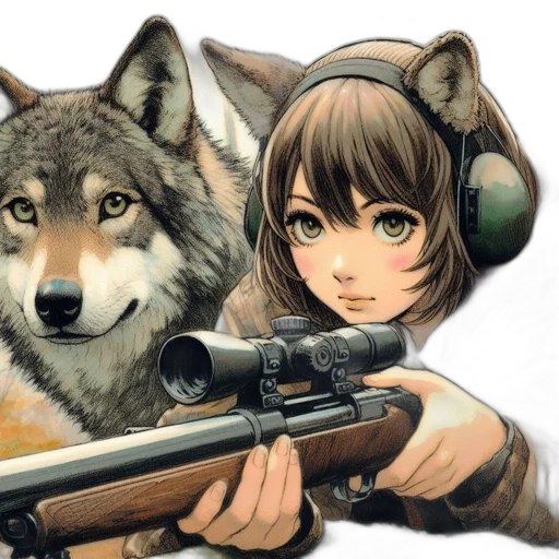weapon, animal, staff, creature transparent PNG cut-out