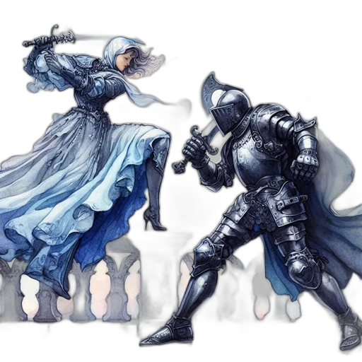 sword, concept art, fantasy art, watercolor transparent PNG cut-out