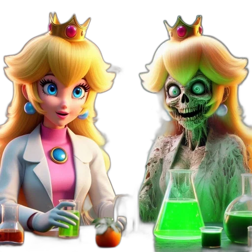 crown, concept art, 3d render, pixel art transparent PNG cut-out