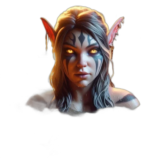 face, dragon, staff, mask transparent PNG cut-out