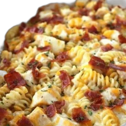 food, photorealistic, baked, pasta transparent PNG cut-out