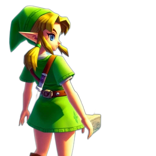 dress, staff, weapon, hat transparent PNG cut-out
