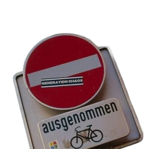 red, white, sign, bicycle transparent PNG cut-out