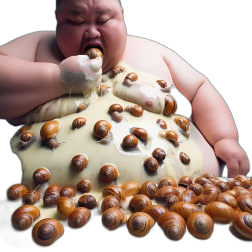 food, animal, creature, 3d render transparent PNG cut-out