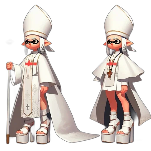 staff, concept art, 3d render, pixel art transparent PNG cut-out