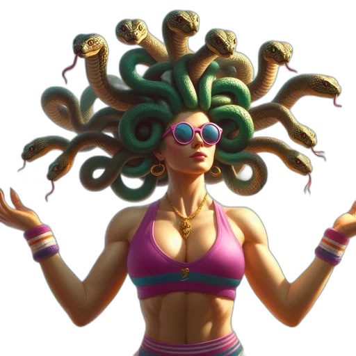 hair, creature, crown, concept art transparent PNG cut-out