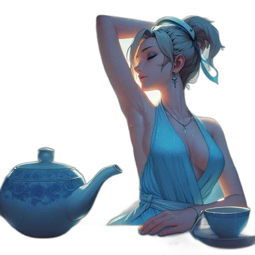 dress, jewelry, concept art, fantasy art transparent PNG cut-out