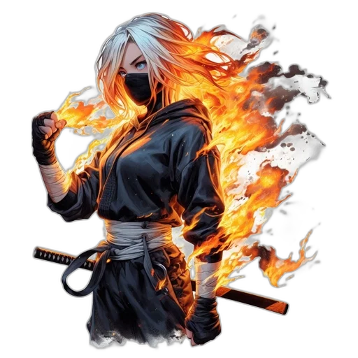 staff, weapon, mask, comic book art transparent PNG cut-out