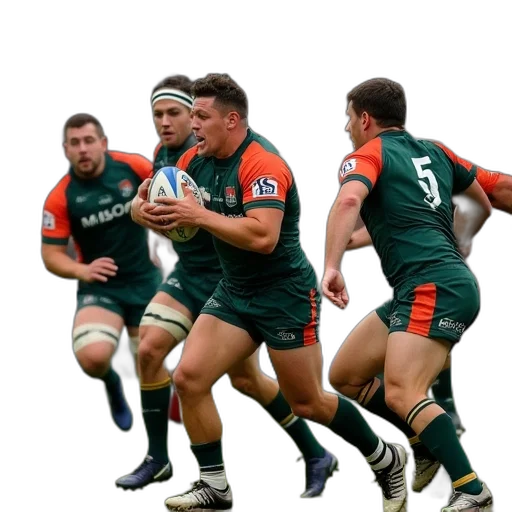 nrl, player, tackled, several transparent PNG cut-out