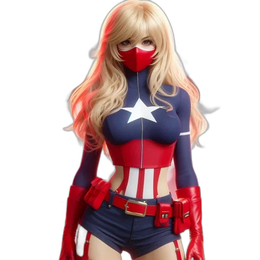mask, comic book art, concept art, 3d render transparent PNG cut-out